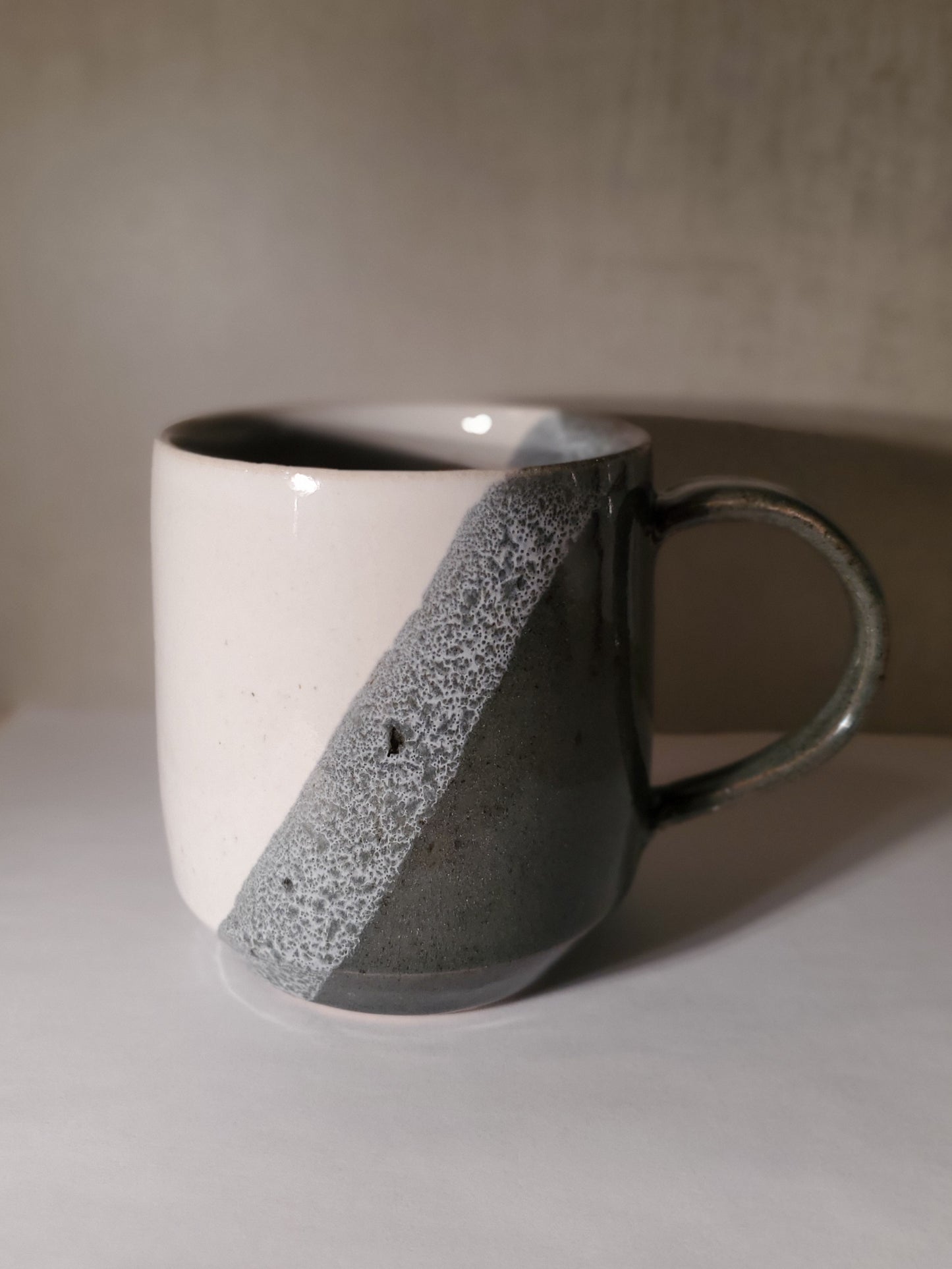 Rocky Mountain Blue Spruce Mug - Modern // Colorado Pottery