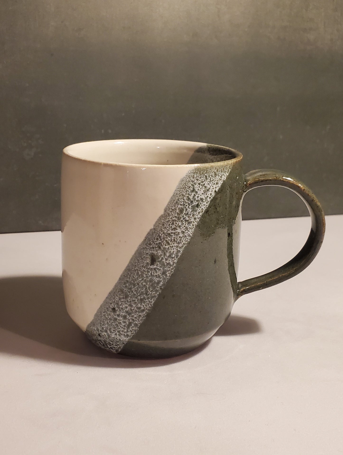 Rocky Mountain Blue Spruce Mug - Modern // Colorado Pottery