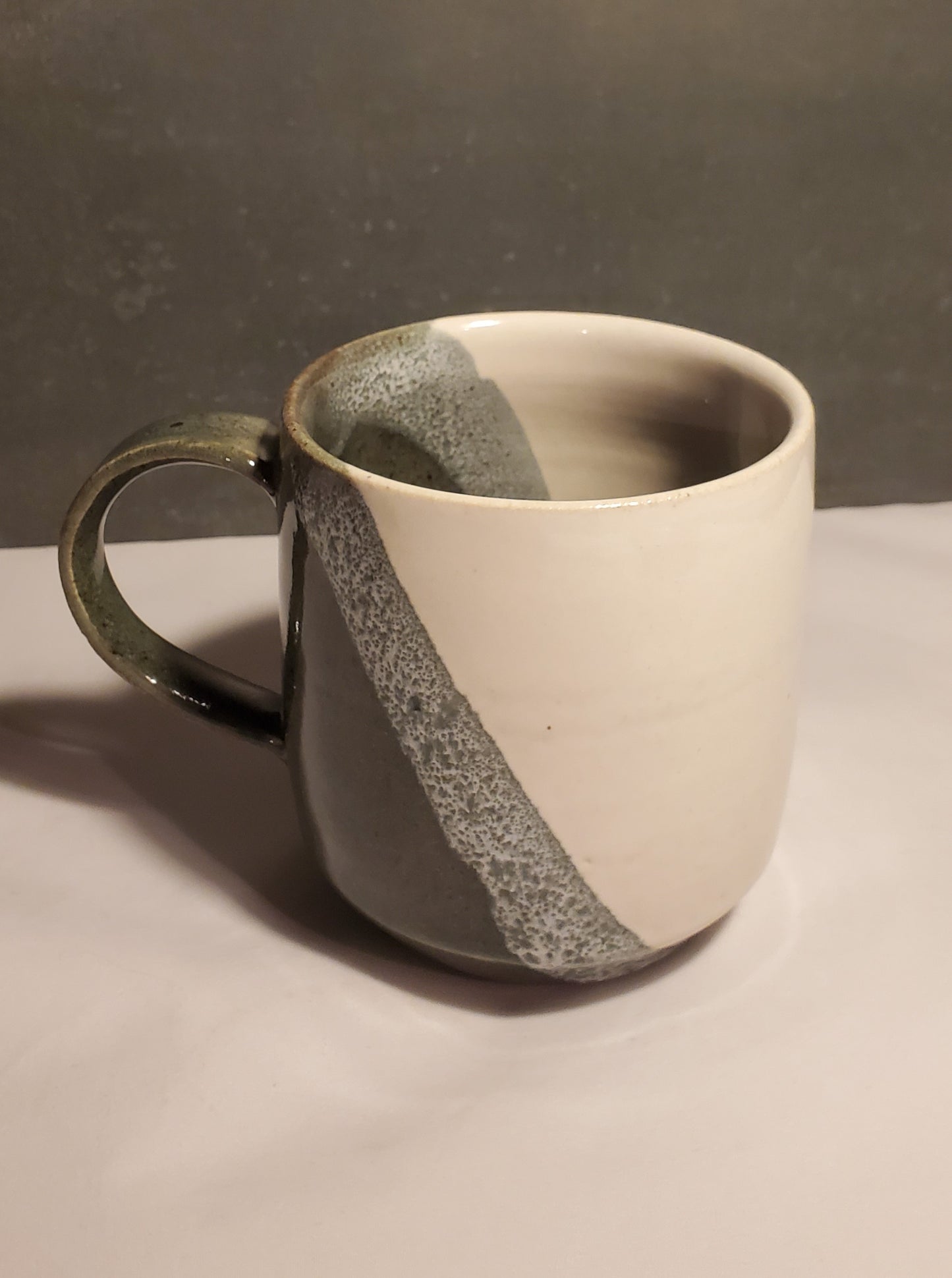 Rocky Mountain Blue Spruce Mug - Modern // Colorado Pottery