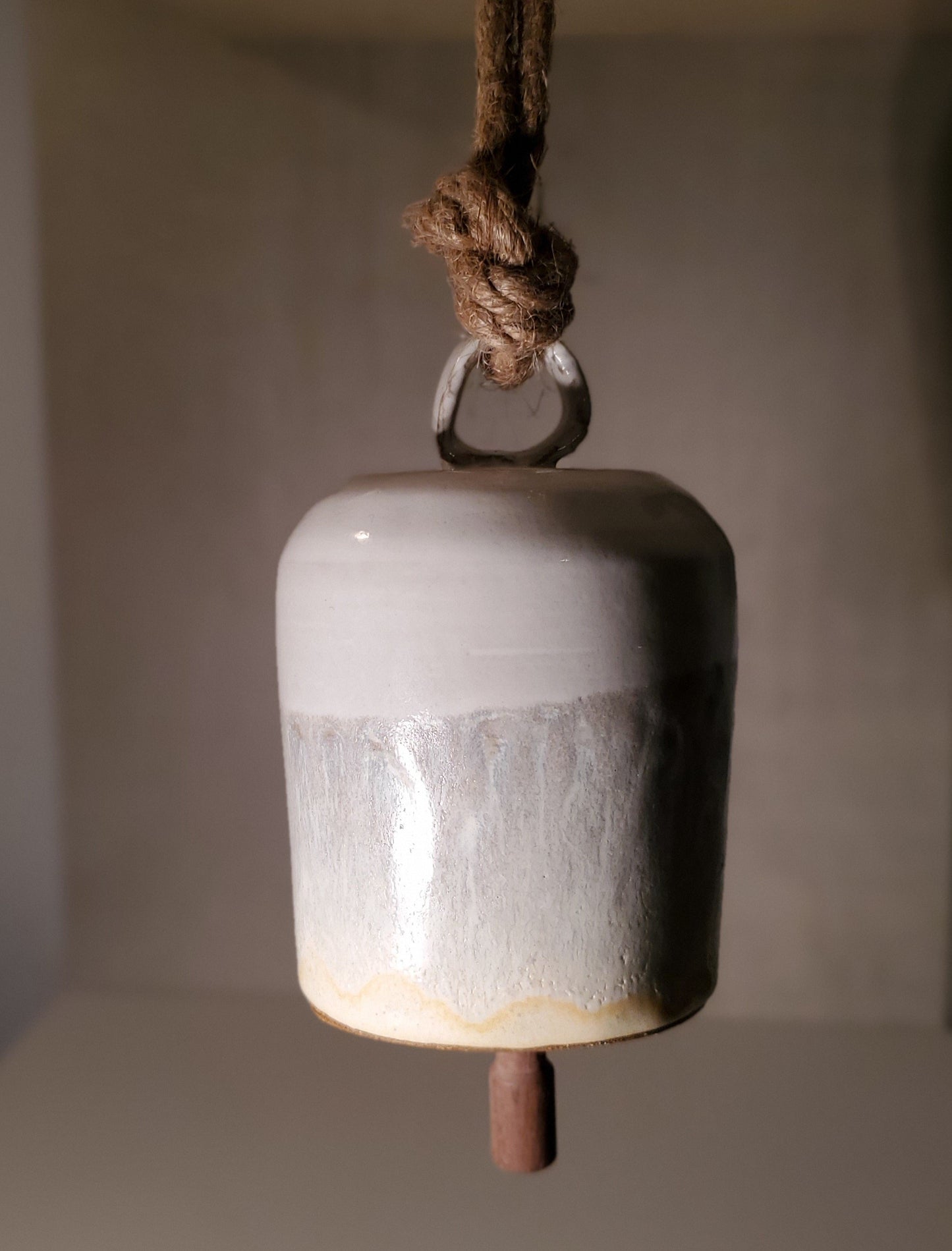 Modern Ceramic Bell - Wheel Thrown // Palisade Glaze